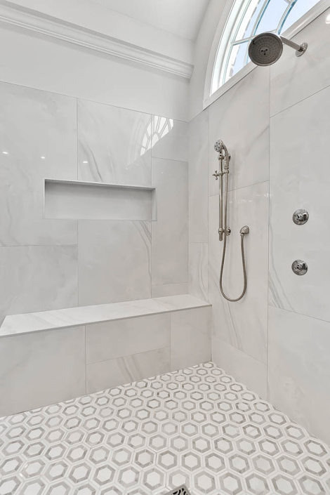 Custom Luxury Master Bath Remodel by Hafsa Building Group